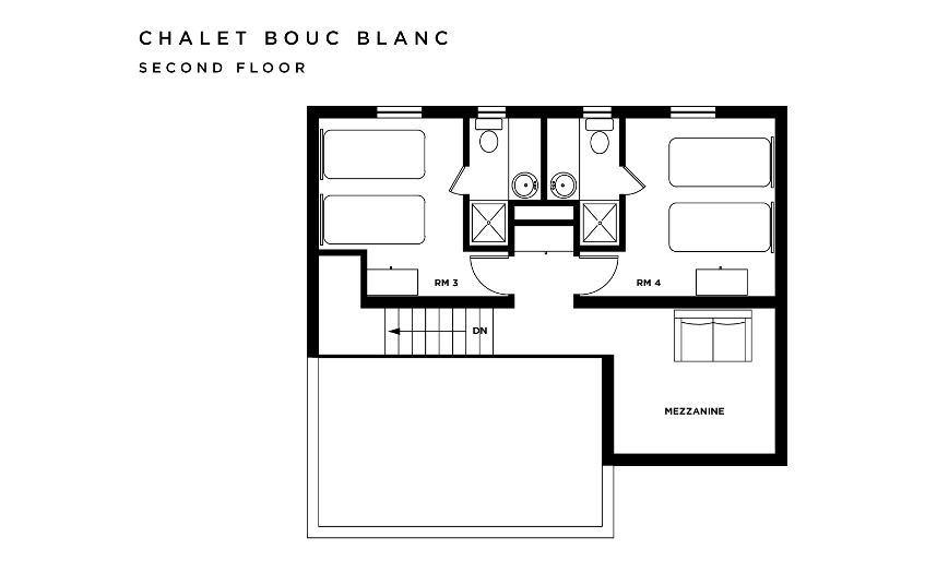 Chalet Bouc Blanc Les Arcs Floor Plan 1